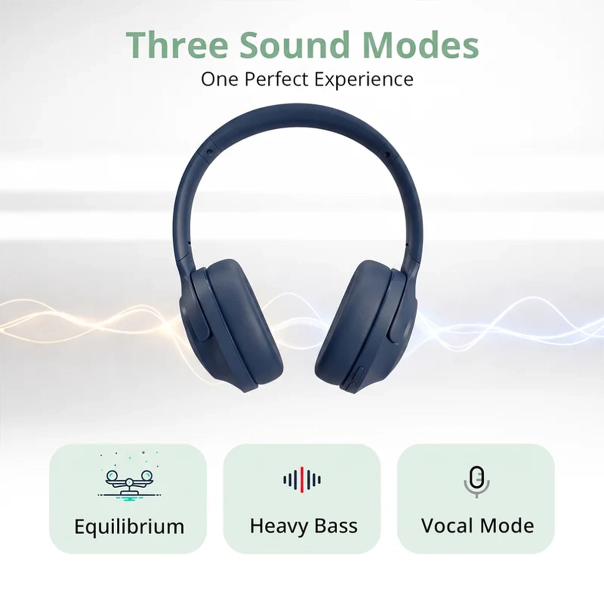 Hybrid 1 Wireless Headphones With 2160 Hours Playtime & ENC