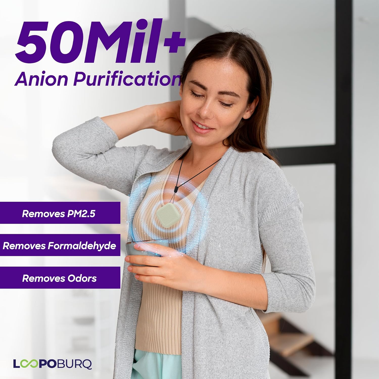 Loopoburq Wearable & Portable Air Purifier