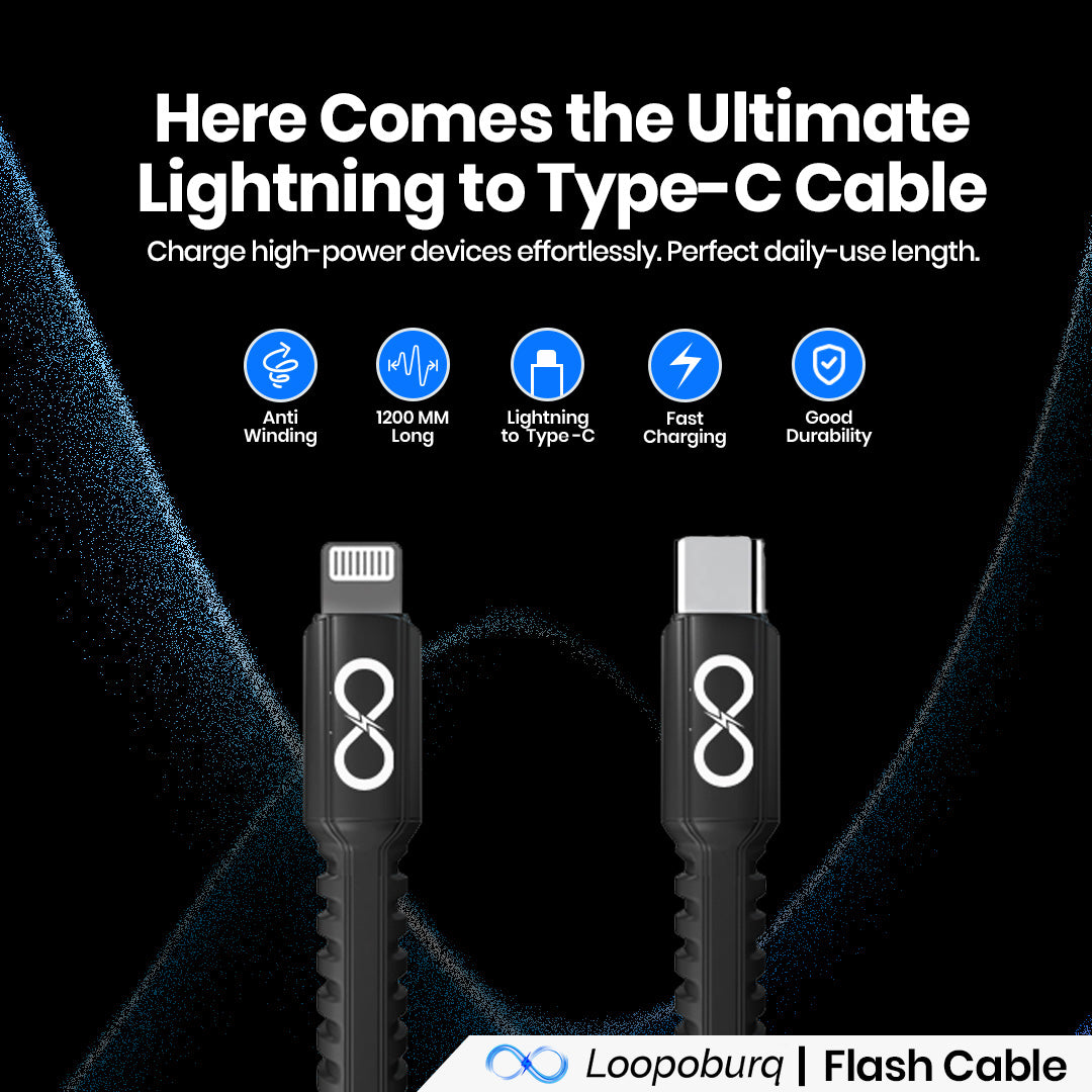 PD 20W Type-C to Lightning Fast Charging Cable