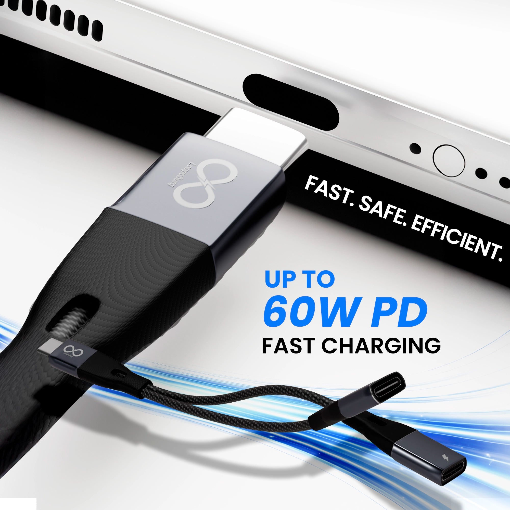 2-in-1 USB-C Audio & Charging Adapter with 60W fast charging