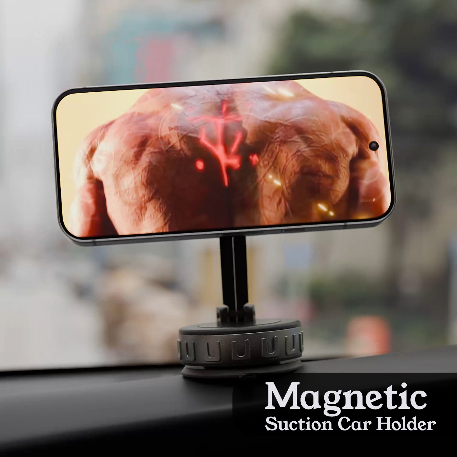 Vaccum Suction holder for Mobile with nano gel technology