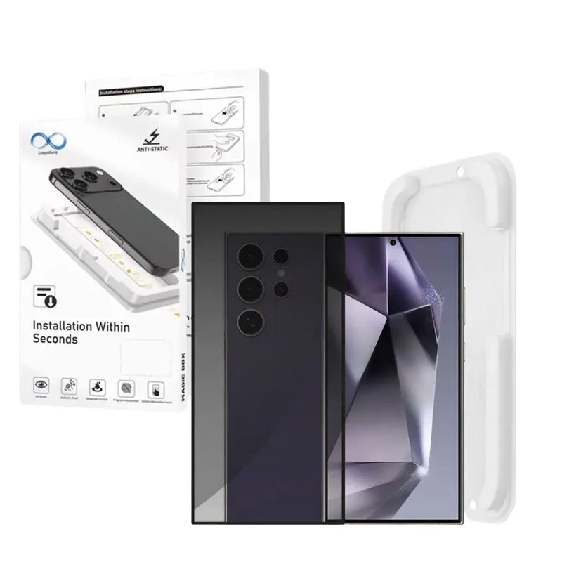 Magic Box Tempered Glass for Samsung with nanbo high aluminium technology