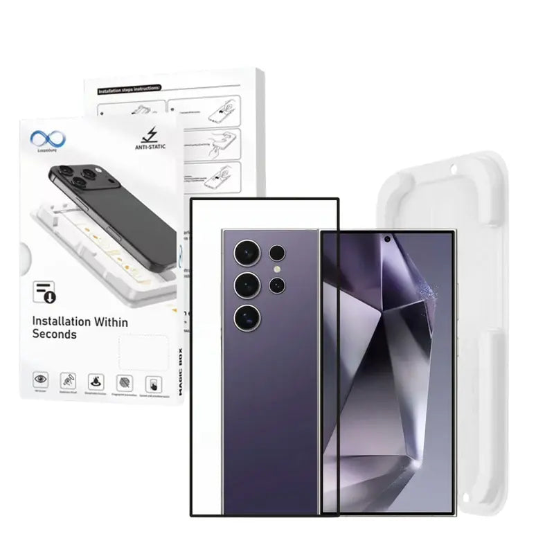 Magic Box Tempered Glass for Samsung with nanbo high aluminium technology