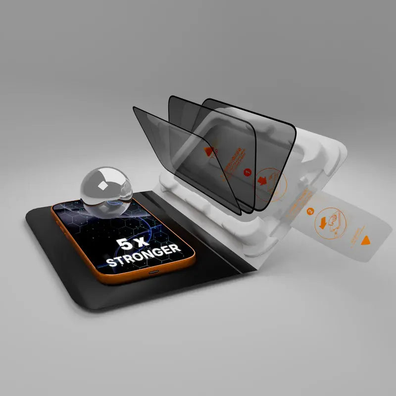 Magic Box Tempered Glass iPhone with nanbo high aluminium technology