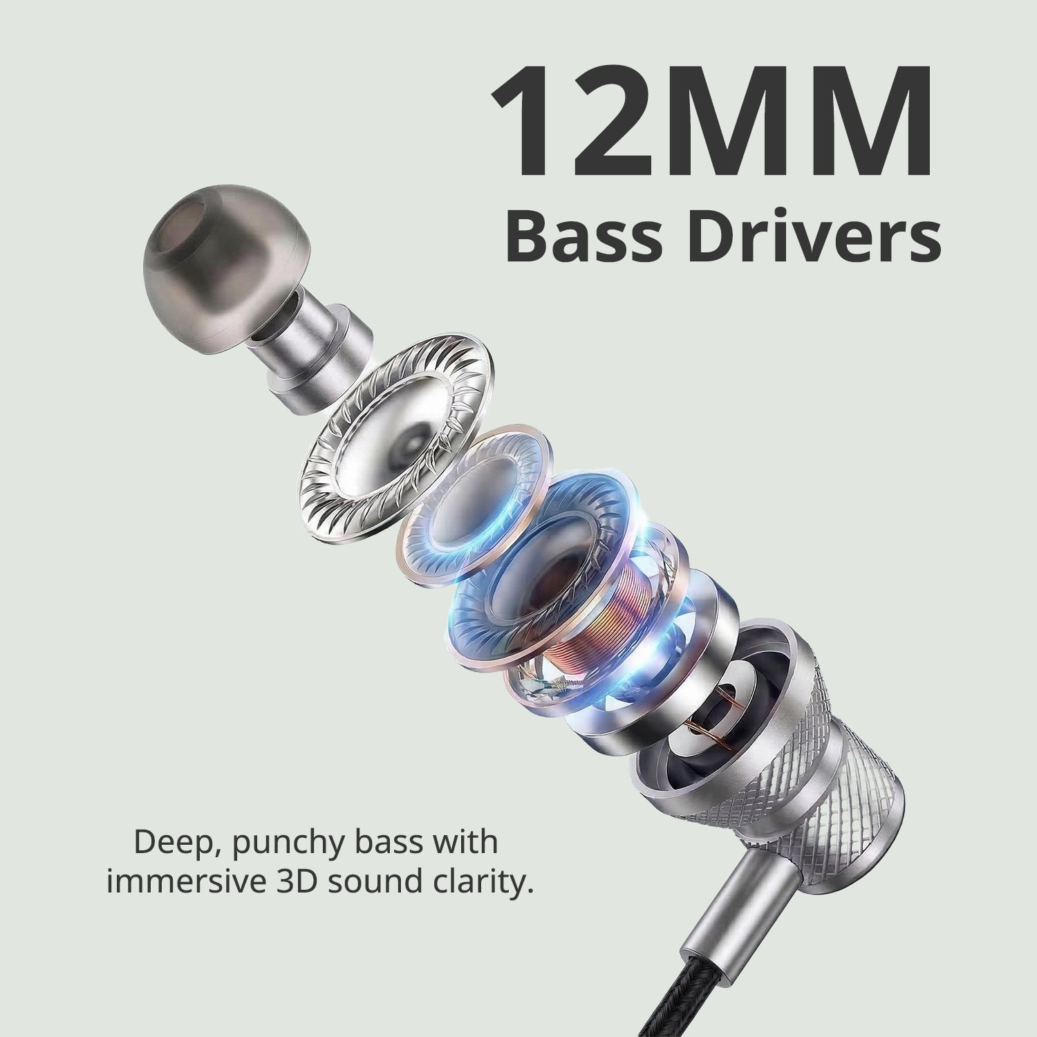 Wireless Neckband Earphones With ENC and 400hours of Playtime