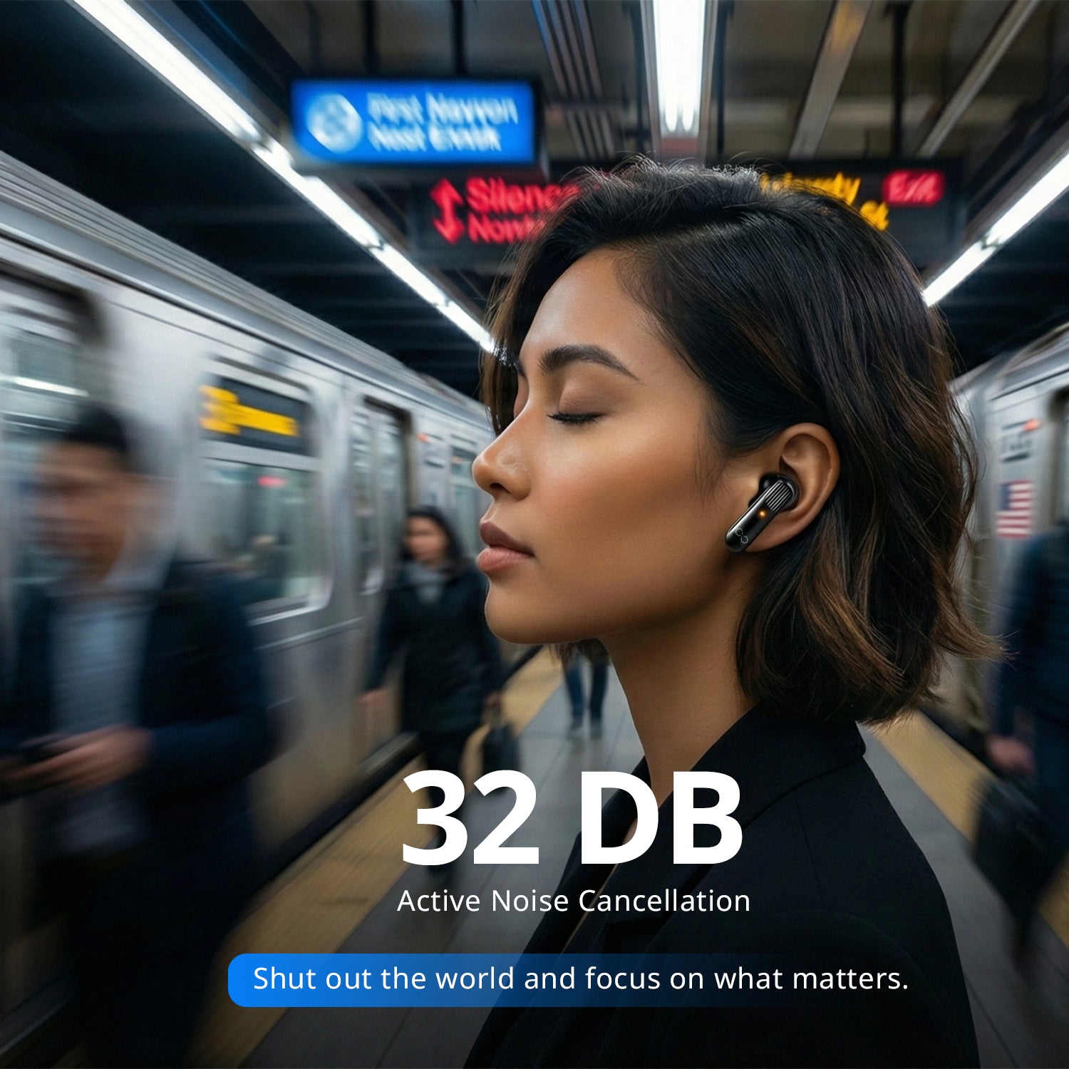 Rover wireless earbuds with ANC & ENC