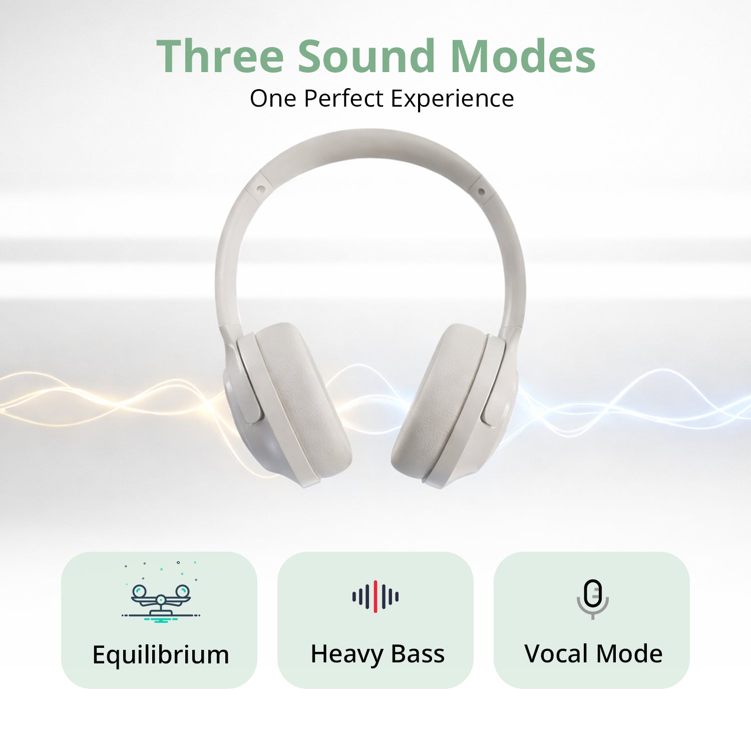 Hybrid 1 Wireless Headphones With 2160 Hours Playtime & ENC