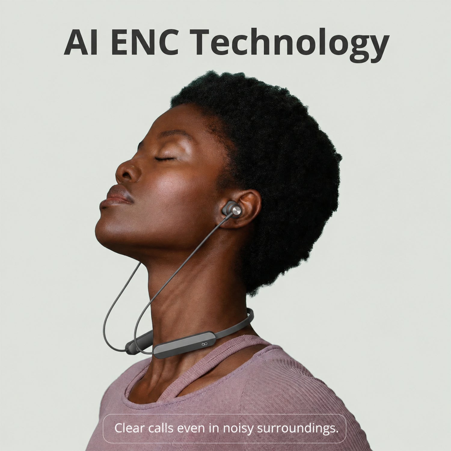 Wireless Neckband Earphones With ENC and 400hours of Playtime