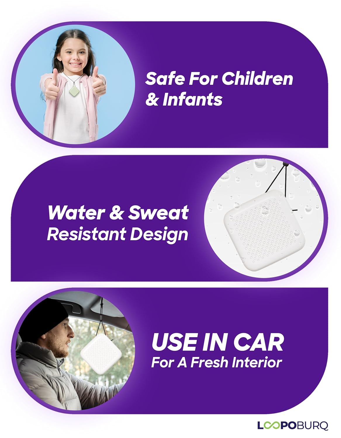 Loopoburq Wearable & Portable Air Purifier