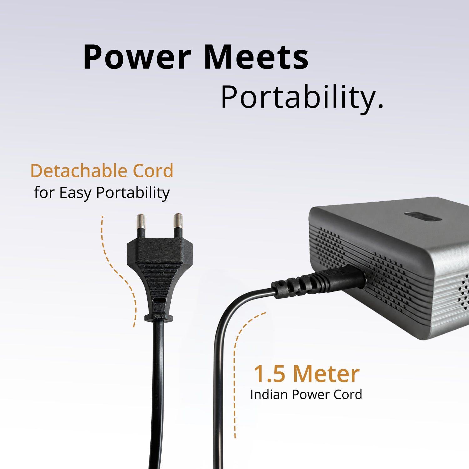 ZapGo 320- Combined Output Of 320W Supports All Fast Charging Protocols With Two Retractable Cables