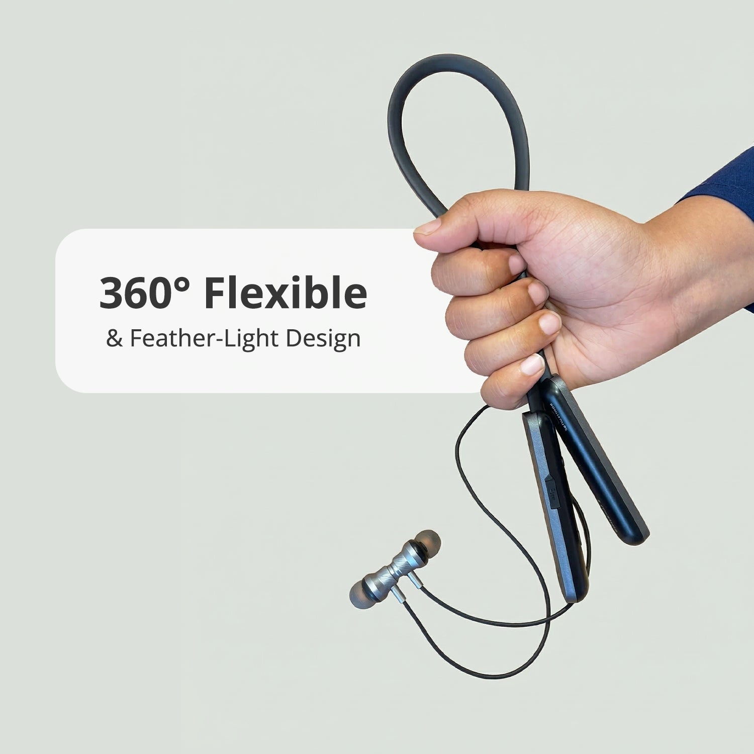 Wireless Neckband Earphones With ENC and 400hours of Playtime