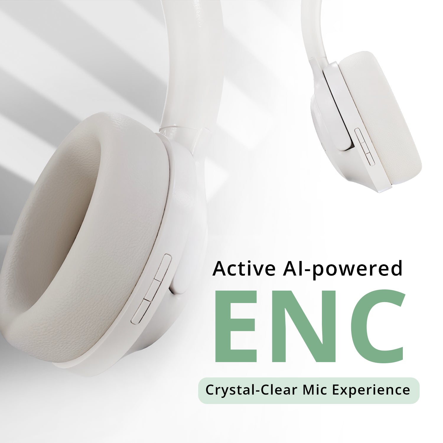 Hybrid 1 Wireless Headphones With 2160 Hours Playtime & ENC